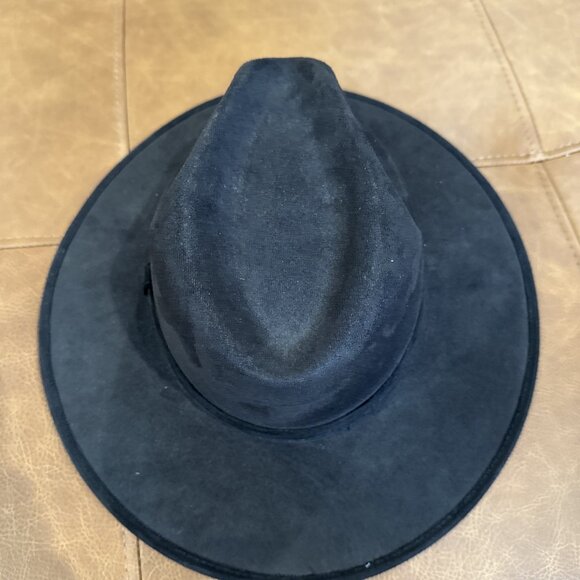 Black Hat Made In Mexico - Suede, Size Medium Fedora - Picture 3 of 6